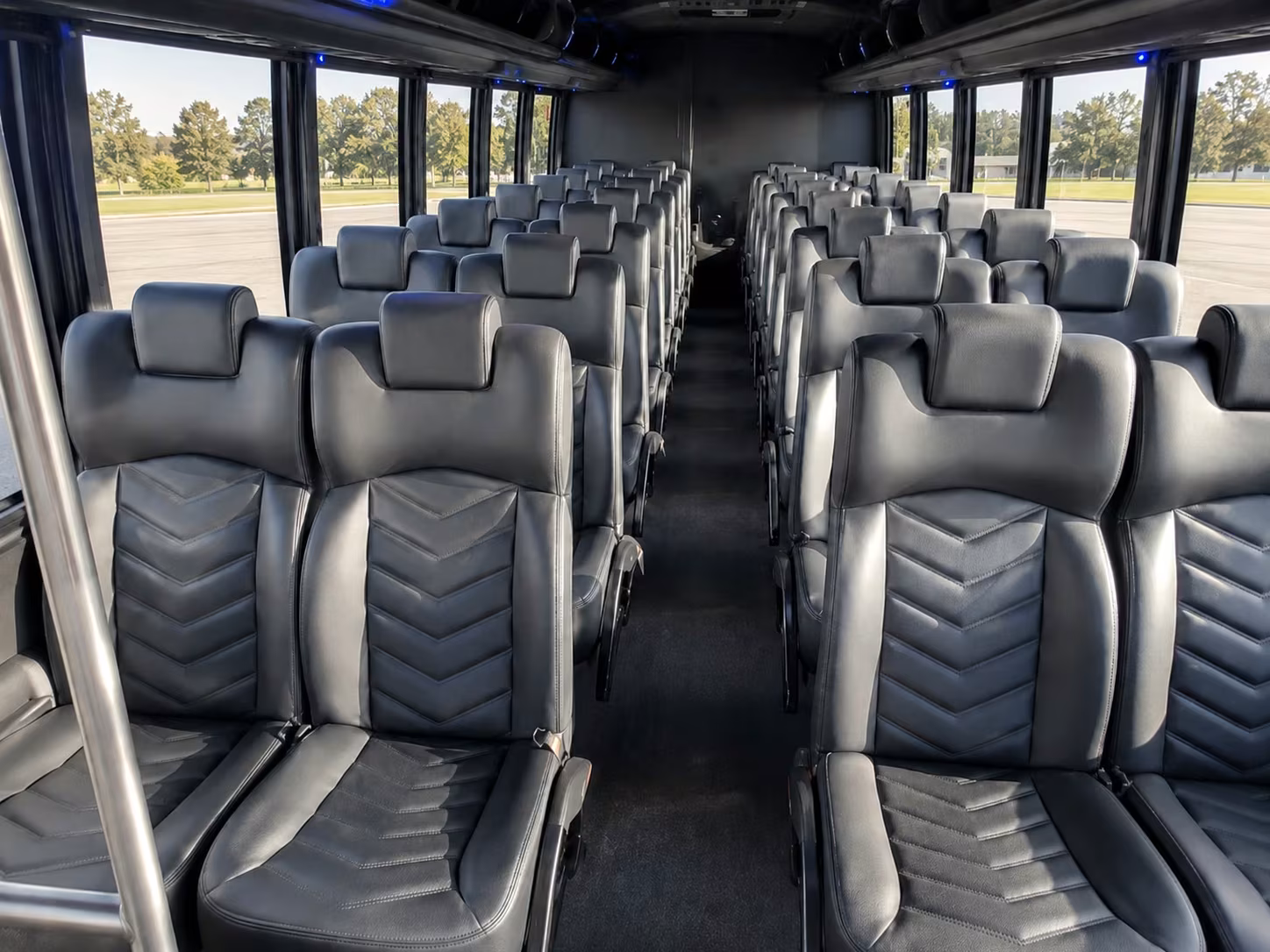 15 passenger minibus inside