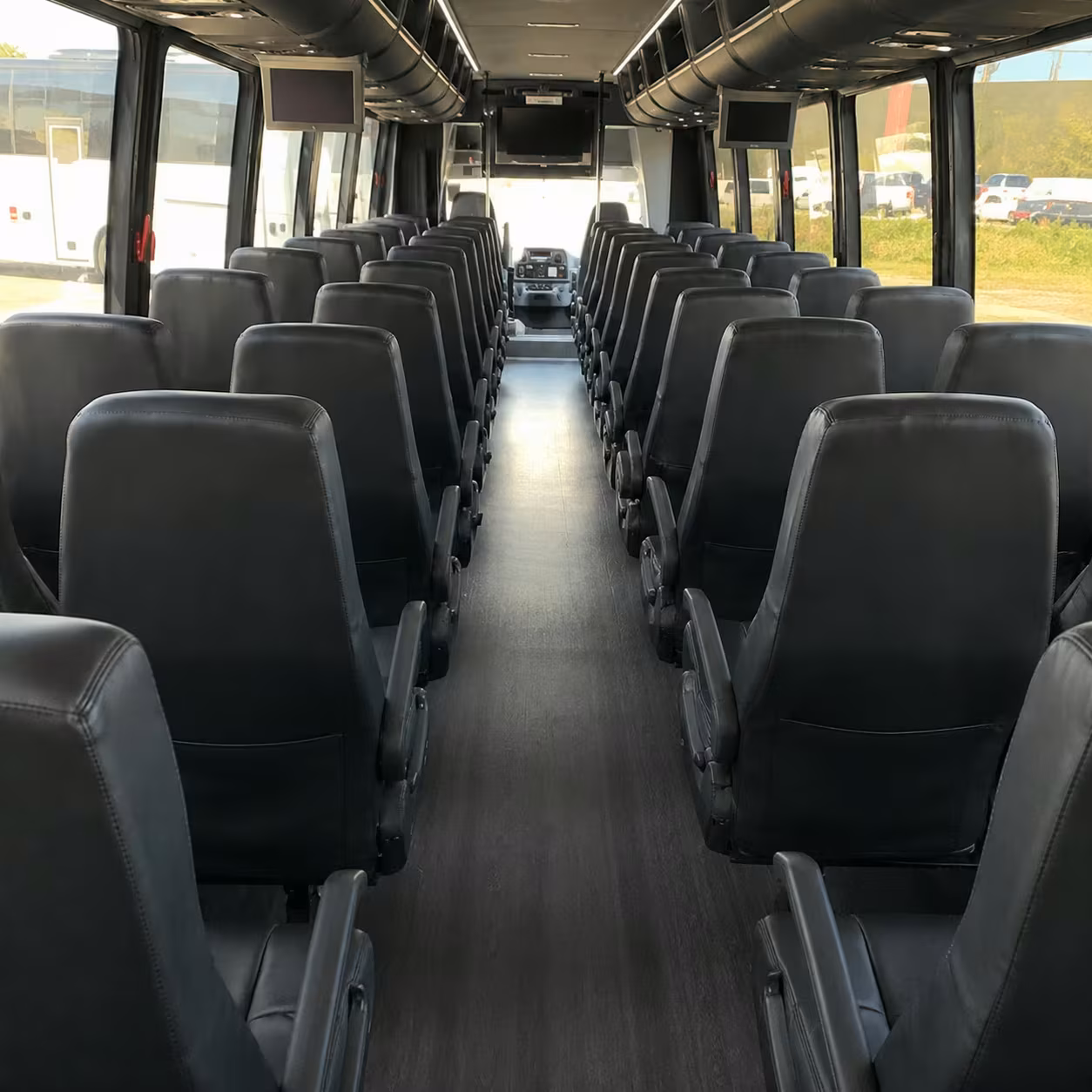 30 passenger minibus inside