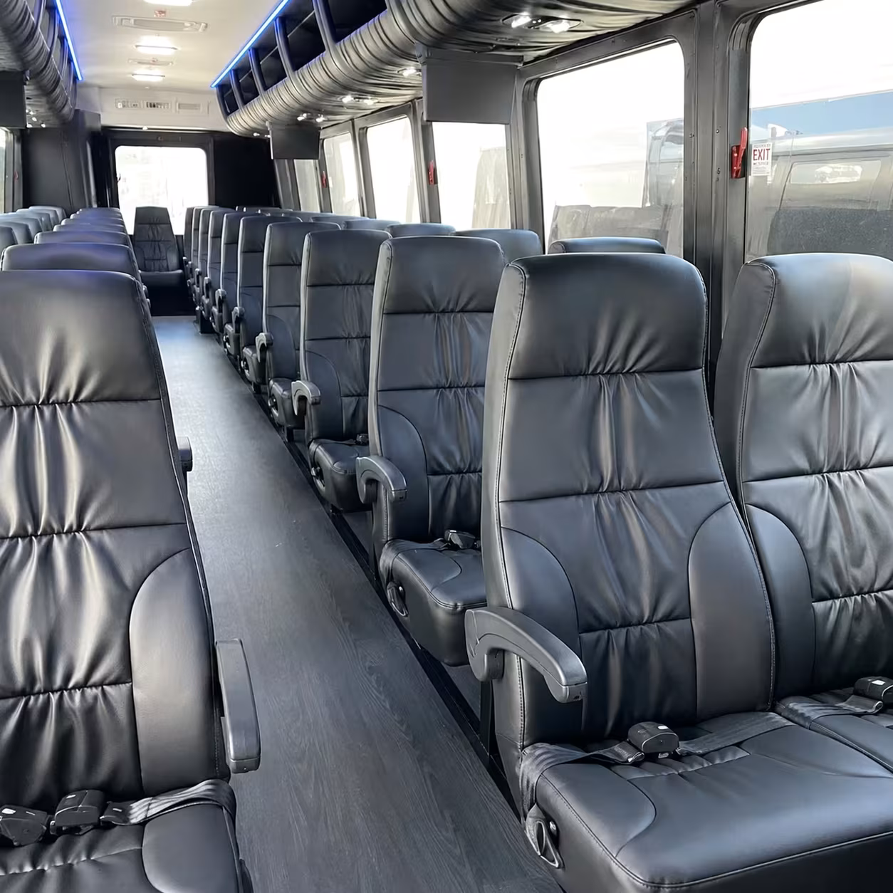35 passenger minibus interior