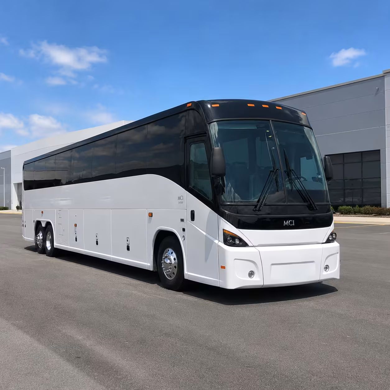 lexington charter bus rental exterior