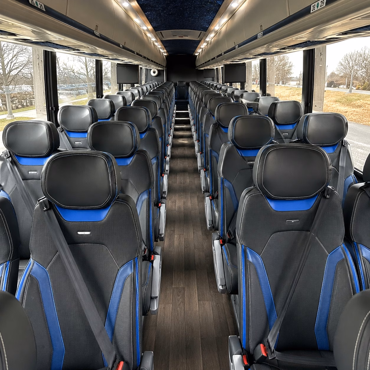 lexington charter bus rentals for large prom groups and schools